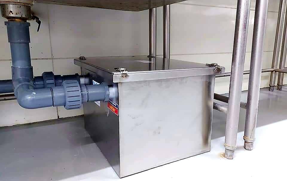 Bể Tách Mỡ Inox - Ảnh 2